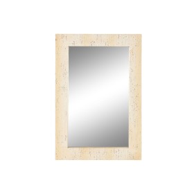 Wall mirror Home ESPRIT Beige Magnesium Marble Modern 61,6 x 4 x 92 cm by Home ESPRIT, Wall-Mounted Mirrors - Ref: S3056845, ...