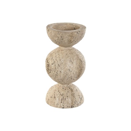 Portavelas Home ESPRIT Beige Magnesio 12 x 12 x 24 cm de Home ESPRIT, Candelabros y portavelas - Ref: S3056846, Precio: 13,72...