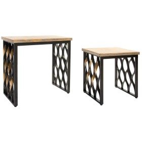 Jeu de 2 tables Home ESPRIT Bois Métal 64 x 34 x 65 cm de Home ESPRIT, Tables - Réf : S3056852, Prix : 159,25 €, Remise : %