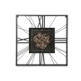 Reloj de Pared Home ESPRIT Negro Dorado Metal Cristal 80 x 8 x 80 cm de Home ESPRIT, Relojes de pared - Ref: S3056856, Precio...