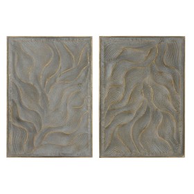 Wall Decoration Home ESPRIT Golden Modern 67,5 x 2,5 x 97 cm (2 Units) by Home ESPRIT, Ornaments - Ref: S3056864, Price: 84,5...