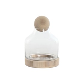 Vase Home ESPRIT Transparent Naturel Bois Verre 18 x 18 x 24 cm de Home ESPRIT, Vases - Réf : S3056871, Prix : 22,53 €, Remis...