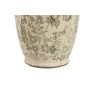 Vaso Home ESPRIT Branco Castanho Verde Grés Folha de planta 13 x 13 x 35 cm de Home ESPRIT, Jarrões - Ref: S3056882, Preço: 1...