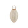 Portacandele Home ESPRIT Bianco Naturale Legno Cristallo 37 x 37 x 56 cm di Home ESPRIT, Candelieri e portacandele - Rif: S30...