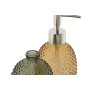 Set da Bagno Home ESPRIT Verde Ambra Cristallo ABS 9 x 8 x 17 cm (2 Unità) di Home ESPRIT, Set di accessori per il bagno - Ri...