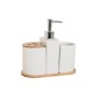 Set de Baño Home ESPRIT Blanco Natural Bambú Dolomita 19,5 x 10 x 19 cm de Home ESPRIT, Juegos de accesorios de baño - Ref: S...