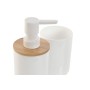 Ensemble de Bain Home ESPRIT Blanc Naturel Bambou polystyrène 7 x 7 x 16 cm | Tienda24 - Global Online Shop Tienda24.eu