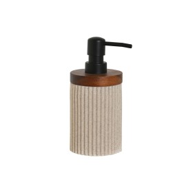 Seifenspender Home ESPRIT Braun Schwarz Beige Harz Akazienholz 10 x 8 x 17,5 cm von Home ESPRIT, Ständer und Dispenser - Ref:...