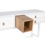 Consola Home ESPRIT Amarelo Branco Madeira MDF 120 x 35 x 90 cm | Tienda24 - Global Online Shop Tienda24.eu