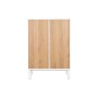 Cajonera Home ESPRIT Blanco Natural Polipropileno Madera MDF 80 x 40 x 117 cm de Home ESPRIT, Cómodas y cajoneras - Ref: S305...