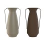 Vase Home ESPRIT Brown Beige Metal 25 x 25 x 44 cm (2 Units) by Home ESPRIT, Vases - Ref: S3057017, Price: 45,36 €, Discount: %