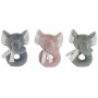 Fluffy toy Home ESPRIT Blue Green Pink 15 x 9 x 17 cm (3 Units) by Home ESPRIT, Animals and figures - Ref: S3057027, Price: 2...