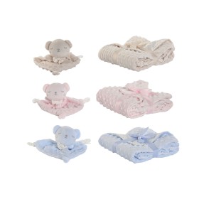 Baby-Geschenk-Set Home ESPRIT Blau Beige Rosa Polyester (3 Stück) von Home ESPRIT, Geschenksets - Ref: S3057034, Preis: 56,52...