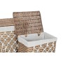 Cesto de Roupa Suja Home ESPRIT Branco Natural vime Shabby Chic 47 x 35 x 55 cm 5 Peças de Home ESPRIT, Cestos para fornos re...