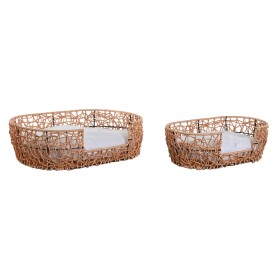 Pet bed DKD Home Decor Natural Rattan 45 x 45 x 45 cm | Tienda24 - Global Online Shop Tienda24.eu