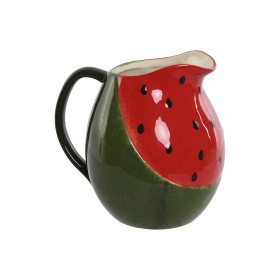 Jug Home ESPRIT Red Green Stoneware Watermelon Modern by Home ESPRIT, Jugs and decanters - Ref: S3057092, Price: 17,30 €, Dis...