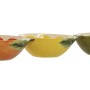 Bol para Aperitivos Home ESPRIT Amarillo Verde Gres Limón 23,5 x 17 x 7,5 cm (3 Unidades) de Home ESPRIT, Cuencos y tazones -...