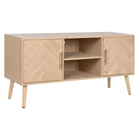 Mueble de TV Home ESPRIT Natural Madera de Paulonia Madera MDF 120 x 40 x 60 cm de Home ESPRIT, Mesas y soportes para TV - Re...