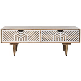 Table Basse Home ESPRIT Blanc Bois de manguier 115 x 60 x 40 cm de Home ESPRIT, Tables - Réf : S3057136, Prix : 243,55 €, Rem...