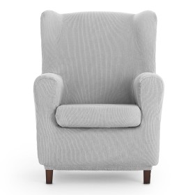 Wingback chair cover Eysa ULISES Pearl Gray 80 x 100 x 90 cm by Eysa, Armchairs - Ref: D1606916, Price: 31,54 €, Discount: %