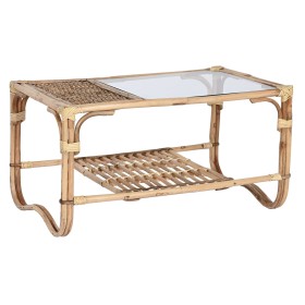 Mesa de Centro Home ESPRIT Natural Bambu Rotim 76 x 46 x 40 cm de Home ESPRIT, Jogos de móveis - Ref: S3057142, Preço: 135,24...