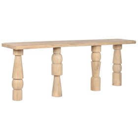 Console Home ESPRIT Jaune Bois de manguier 216 x 40 x 77 cm de Home ESPRIT, Tables - Réf : S3057158, Prix : 659,05 €, Remise : %