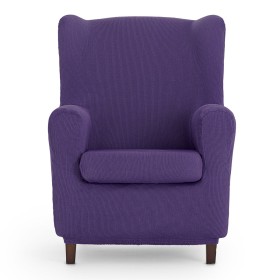 Housse de fauteuil à oreilles Eysa ULISES Violet 80 x 100 x 90 cm de Eysa, Housses pour accoudoirs de fauteuil - Réf : D16069...