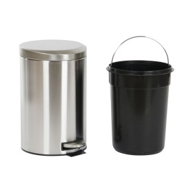 Rubbish bin 29,5 cm Metal metal | Tienda24 - Global Online Shop Tienda24.eu