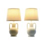 Lampe de bureau Home ESPRIT Blanc Beige Céramique 50 W 220 V (2 Unités) de Home ESPRIT, Lampes de chevet - Réf : S3057188, Pr...