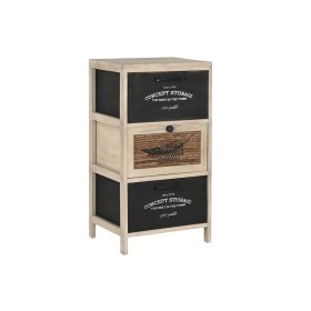 Cassettiera Versa Tabo Tessile Legno di paulownia 32 x 63 x 26 cm | Tienda24 - Global Online Shop Tienda24.eu