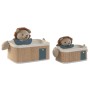 Conjunto de Cestas Home ESPRIT Verde Natural 40 x 32 x 27 cm (2 Peças) de Home ESPRIT, Caixas - Ref: S3057197, Preço: 28,18 €...