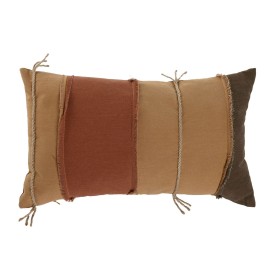 Coussin Home ESPRIT Marron Moutarde Terre cuite Patchwork Boho 50 x 30 cm de Home ESPRIT, Coussins - Réf : S3057202, Prix : 1...