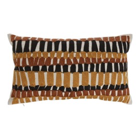 Cushion RISE Brown Printed Velvet 45 x 10 x 45 cm | Tienda24 - Global Online Shop Tienda24.eu