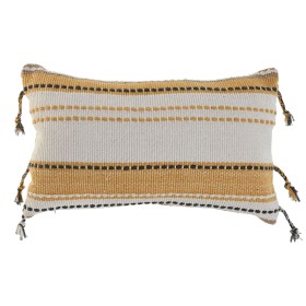 Cojín Home ESPRIT Beige Mostaza Boho 50 x 30 cm de Home ESPRIT, Cojines - Ref: S3057214, Precio: 14,77 €, Descuento: %