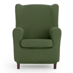 Housse de fauteuil à oreilles Eysa ULISES Vert 80 x 100 x 90 cm de Eysa, Housses pour accoudoirs de fauteuil - Réf : D1606920...