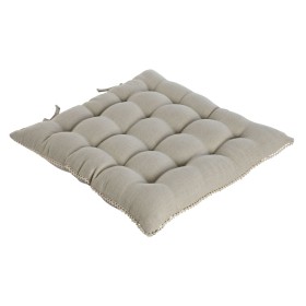 Chair cushion Home ESPRIT Sand 42 x 42 x 6 cm by Home ESPRIT, Chairs - Ref: S3057247, Price: 10,02 €, Discount: %