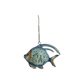 Figurine Décorative Home ESPRIT Poisson méditerranéen 19 x 4 x 13 cm de Home ESPRIT, Objets de décoration - Réf : S3057286, P...