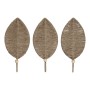 Bengaleiro de parede Home ESPRIT Natural Juta Metal 12 x 4 x 26 cm | Tienda24 - Global Online Shop Tienda24.eu