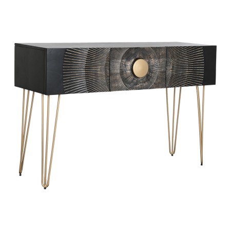 Console Home ESPRIT Nero Dorato Metallo Legno di mango 120 x 38 x 76 cm di Home ESPRIT, Tavoli - Rif: S3057388, Prezzo: 474,2...