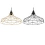 Ceiling Light Home ESPRIT Black Golden Metal 50 W 39 x 39 x 25 cm (2 Units) by Home ESPRIT, Ceiling Lights - Ref: S3057392, P...