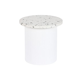 Side table Home ESPRIT White MDF Wood Terrazo 40 x 40 x 37,5 cm by Home ESPRIT, Tables - Ref: S3057495, Price: 89,13 €, Disco...