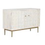 Anrichte Home ESPRIT Weiß Gold 120 x 45 x 80 cm von Home ESPRIT, Buffets - Ref: S3057498, Preis: 528,20 €, Rabatt: %