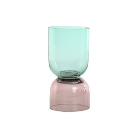 Vaso Home ESPRIT Bicolore Cristallo 10 x 10 x 21 cm di Home ESPRIT, Vasi - Rif: S3057512, Prezzo: 17,00 €, Sconto: %