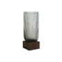 Vaso Home ESPRIT Castanho Cinzento Madeira Cristal Moderno 12 x 12 x 29,5 cm de Home ESPRIT, Jarrões - Ref: S3057513, Preço: ...