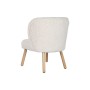 Armchair Home ESPRIT White Natural Polyester Wood 61 x 58 x 68 cm by Home ESPRIT, Chairs - Ref: S3057525, Price: 128,09 €, Di...