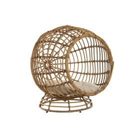 Letto per animali domestici Home ESPRIT Bianco Naturale rattan sintetico 60 x 58 x 58 cm di Home ESPRIT, Letti - Rif: S305753...