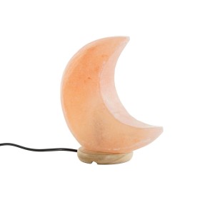 Desk lamp DKD Home Decor Pink Salt Acacia 15 W 220 V 20 x 10 x 23 cm by DKD Home Decor, Bedside and Table Lamps - Ref: S30575...