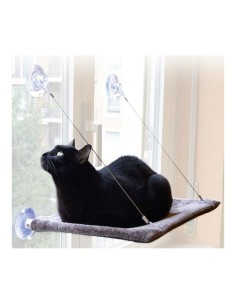 Hanging Cat Hammock United Pets (37 x 47 cm) by United Pets, Window beds with suction pads - Ref: S6100002, Price: €32.03, Di...