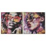 Painting Home ESPRIT Modern Urban 80 x 3,5 x 80 cm (2 Units) by Home ESPRIT, Prints on Canvas - Ref: S3057591, Price: 127,28 ...