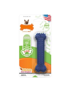 Dog toy Nylabone Small Blue Natural Chicken Thermoplastic XS size | Tienda24 Tienda24.eu